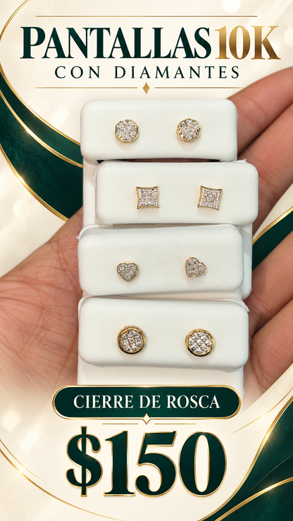 Pantallas con diamantes