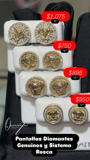 Pantallas Medusa Diamante Genuinos y Sistema Rosca