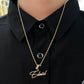 Separa tu nombre custom en oro con $100 PROMO