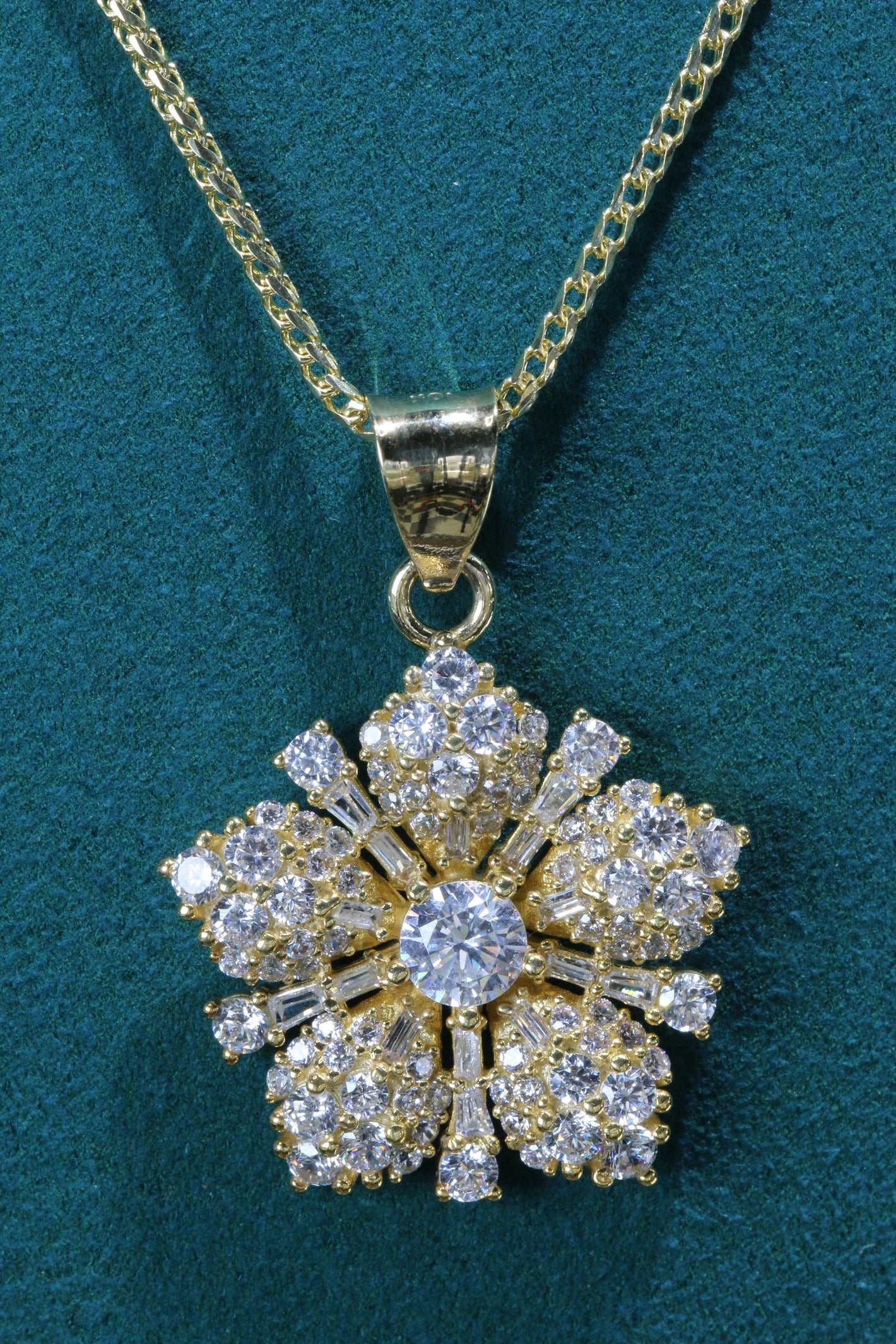 Pendant 10k Cz