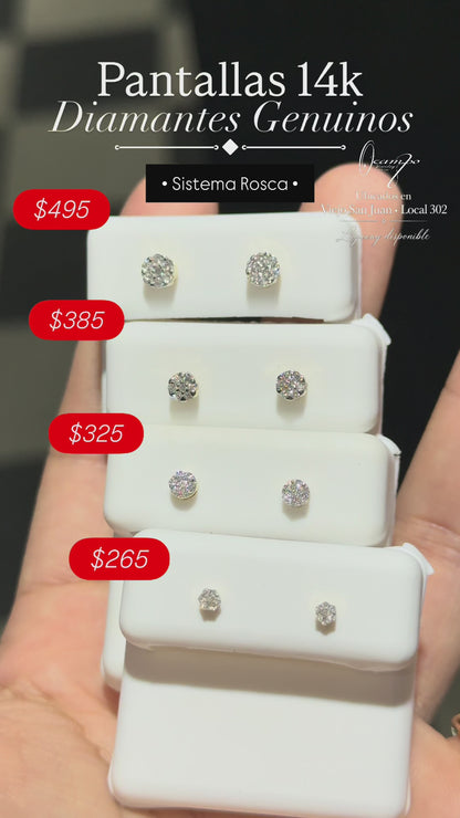 Pantallas Diamantes Genuinos Y Sistema Rosca